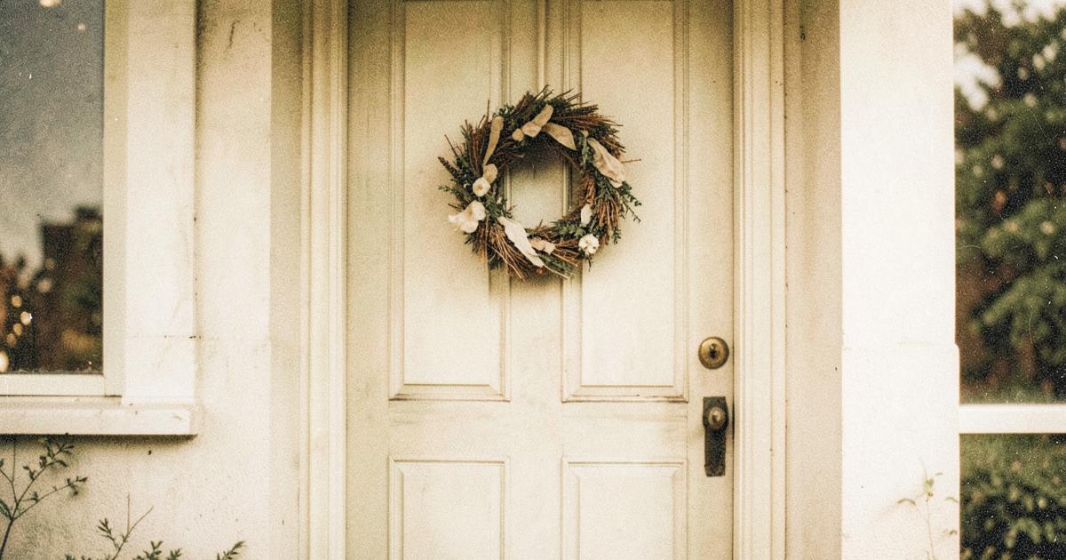 Cover art for the poem “Running Into a Closed Door”